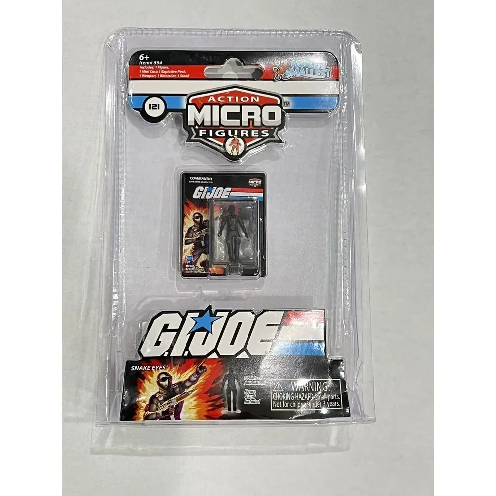 World's Smallest GI Joe - Snake Eyes Micro‎ Action Figure - 337